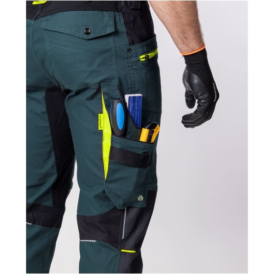 SPODNIE OGRODNICZKI ARDON®4XSTRETCH® - CIEMNO-ZIELONY