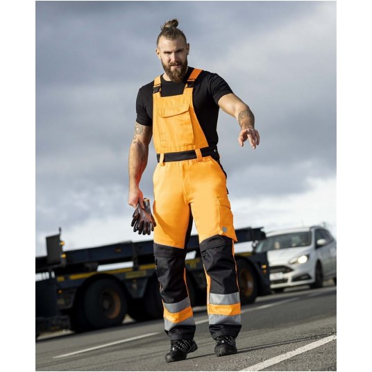 SPODNIE OGRODNICZKI ARDON SIGNAL+ - POMARAŃCZOWO-CZARNY