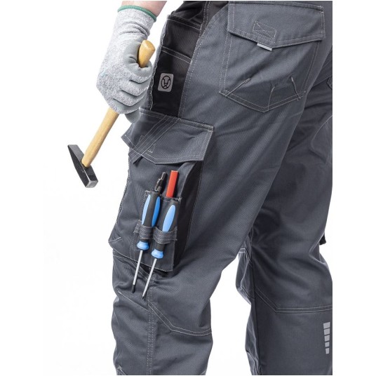 SPODNIE OGRODNICZKI ARDON®VISION ZIMOWE - CIEMNOSZARY