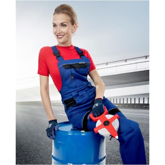 SPODNIE OGRODNICZKI COOL TREND DAMSKIE - NIEBIESKO-CZARNY