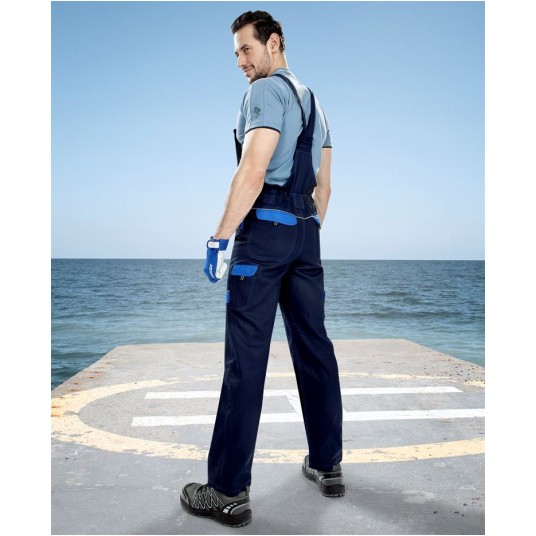 SPODNIE OGRODNICZKI COOL TREND - GRANATOWO-NIEBIESKI - 176-182CM