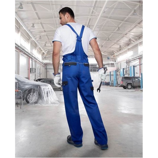 SPODNIE OGRODNICZKI COOL TREND - NIEBIESKI - 170-175CM