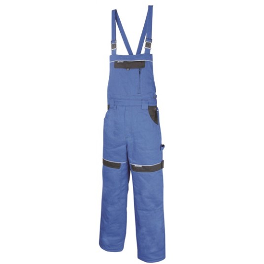 SPODNIE OGRODNICZKI COOL TREND ZIMOWE - NIEBIESKI