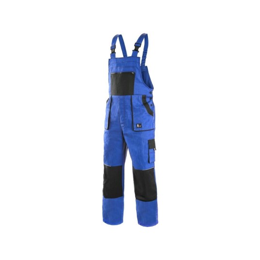 SPODNIE OGRODNICZKI CXS LUXY ROBIN MĘSKIE - NIEBIESKO-CZARNY