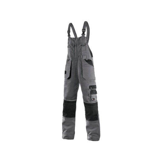 SPODNIE OGRODNICZKI CXS ORION KRYSTOF MĘSKIE - SZARO-CZARNY