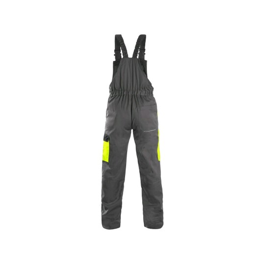 SPODNIE OGRODNICZKI CXS PHOENIX CRONOS MĘSKIE - SZARO-ŻÓŁTY