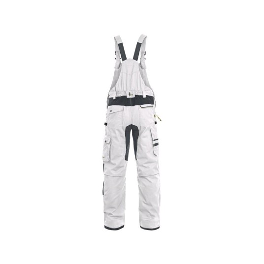 SPODNIE OGRODNICZKI CXS STRETCH MĘSKIE - BIAŁY-SZARY