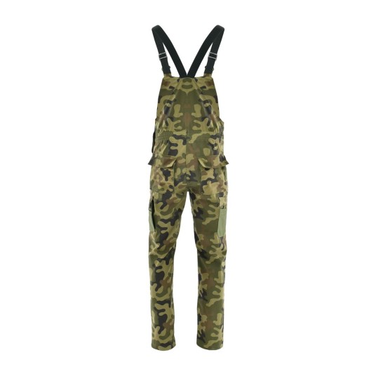 SPODNIE OGRODNICZKI KING ZIELONY CAMO