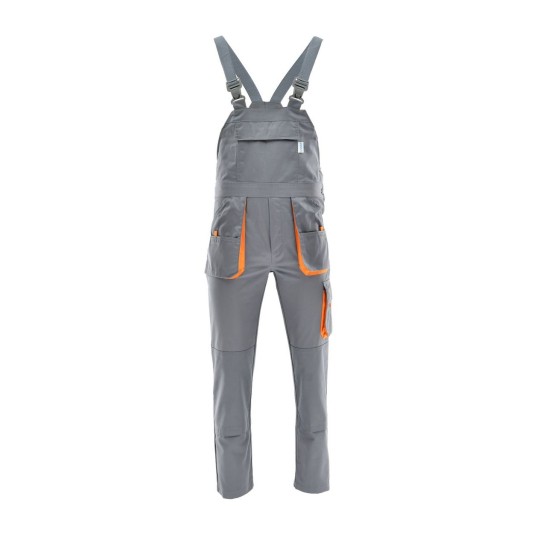 SPODNIE OGRODNICZKI LION SZARY