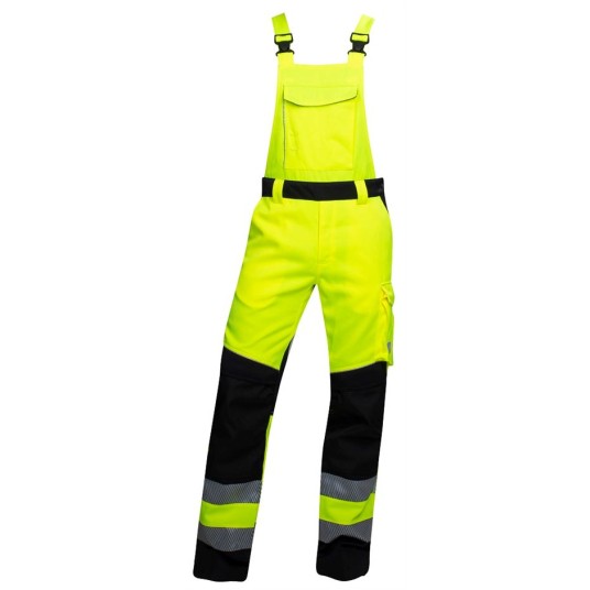 SPODNIE OGRODNICZKI SIGNAL - ŻÓŁTO-CZARNY - 170-175CM