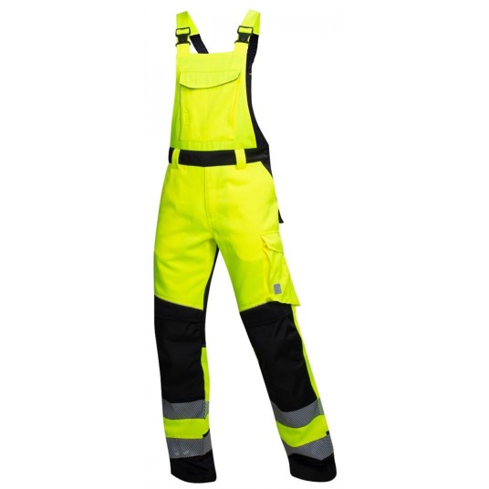 SPODNIE OGRODNICZKI SIGNAL - ŻÓŁTO-CZARNY - 176-182CM