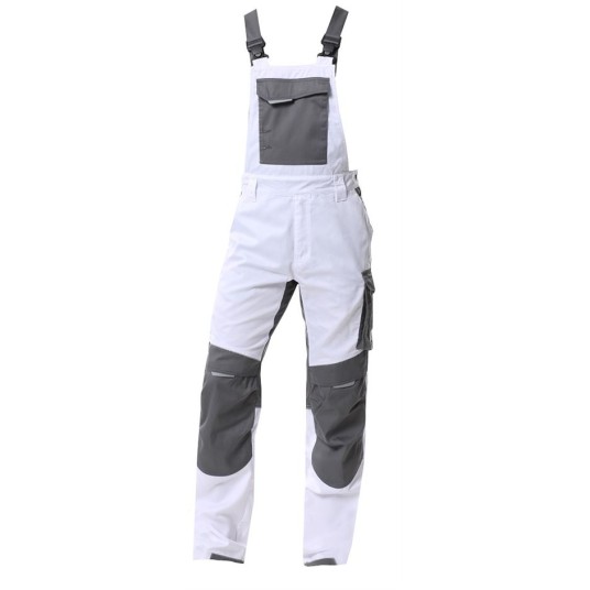 SPODNIE OGRODNICZKI SUMMER - BIAŁY - 176-182CM