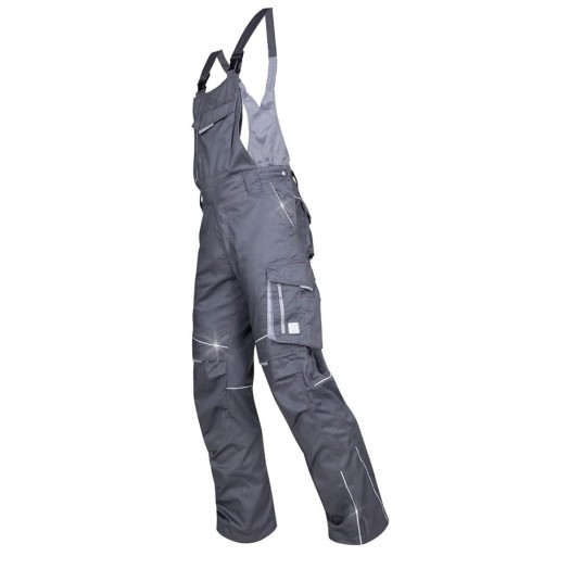 SPODNIE OGRODNICZKI SUMMER - CIEMNOSZARY - 176-182CM