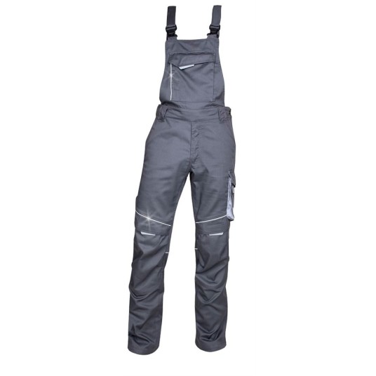 SPODNIE OGRODNICZKI SUMMER - CIEMNOSZARY - 183-190CM