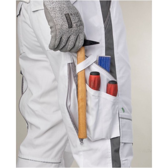 SPODNIE OGRODNICZKI URBAN+ - BIAŁY - 170-175CM