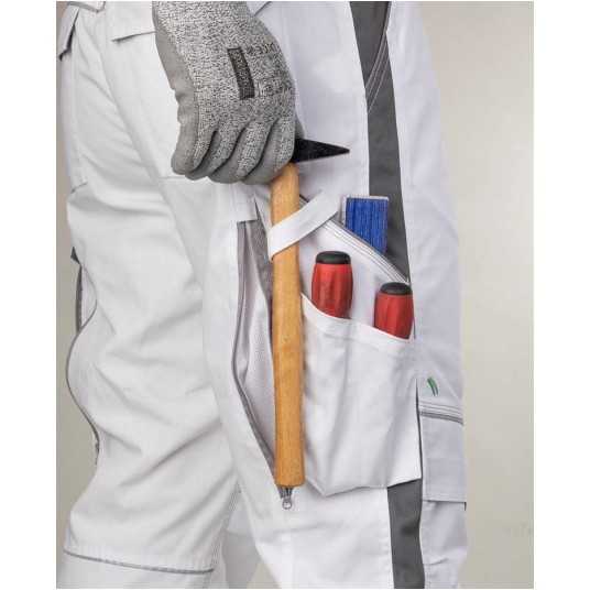 SPODNIE OGRODNICZKI URBAN+ - BIAŁY - 176-182CM