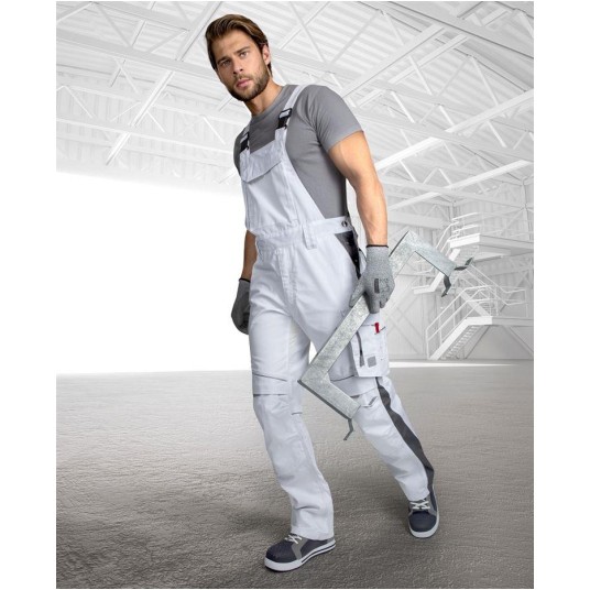 SPODNIE OGRODNICZKI URBAN+ - BIAŁY - 176-182CM