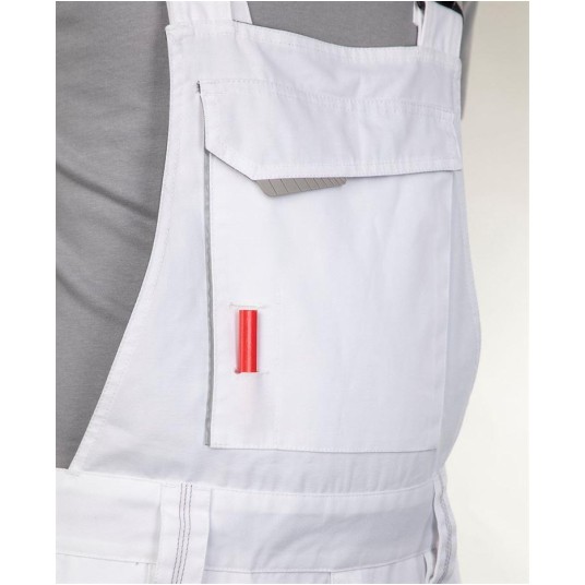 SPODNIE OGRODNICZKI URBAN+ - BIAŁY - 176-182CM