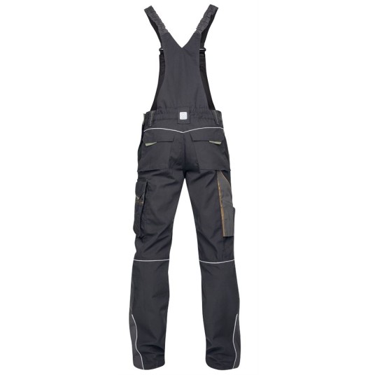 SPODNIE OGRODNICZKI URBAN - CZARNO-SZARY - 176-182CM