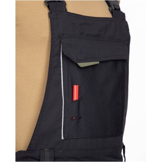 SPODNIE OGRODNICZKI URBAN+ - CZARNY - 176-182CM