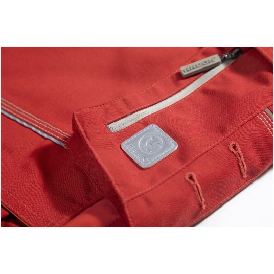 SPODNIE OGRODNICZKI URBAN - CZERWONY - 176-182CM