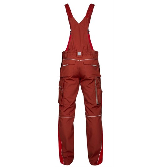 SPODNIE OGRODNICZKI URBAN - CZERWONY - 176-182CM