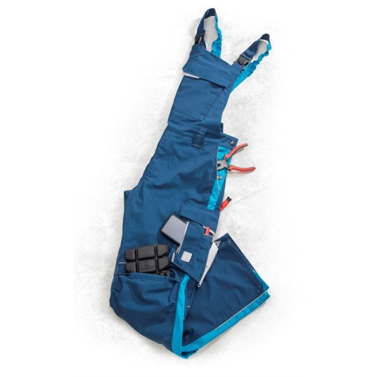 SPODNIE OGRODNICZKI URBAN - NIEBIESKI - 176-182CM