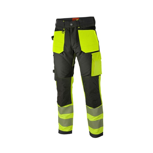 SPODNIE OSTRZEGAWCZE DO PASA EREBOS TROUSERS CLASS 1 HI-VIS