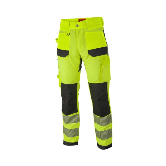 SPODNIE OSTRZEGAWCZE DO PASA EREBOS TROUSERS CLASS 2 HI-VIS