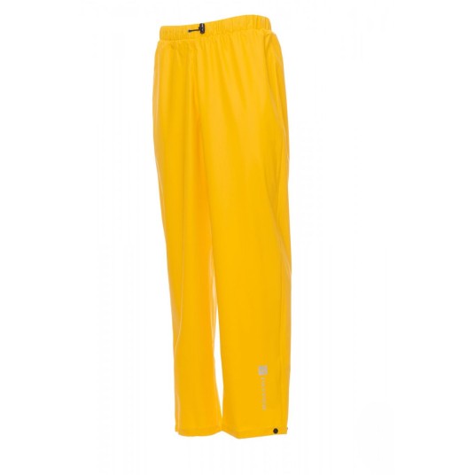 SPODNIE PRZECIWDESZCZOWE ODBLASKOWE PU MĘSKIE DRY-PANTS - ŻÓŁTY