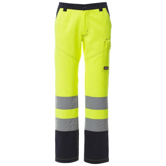 SPODNIE ROBOCZE CHARTER LADY - ŻÓŁTY FLUO-GRANATOWY