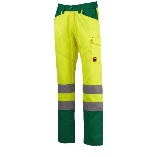 SPODNIE ROBOCZE CHARTER SUMMER - ŻÓŁTY FLUO-ŻELOWY ZIELONY