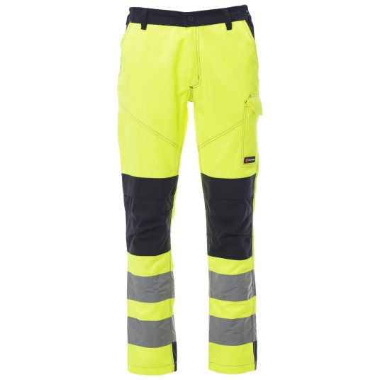 SPODNIE ROBOCZE CHARTER TECH - ŻÓŁTY FLUO-GRANATOWY