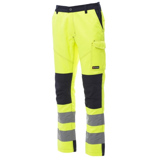 SPODNIE ROBOCZE CHARTER TECH - ŻÓŁTY FLUO-GRANATOWY