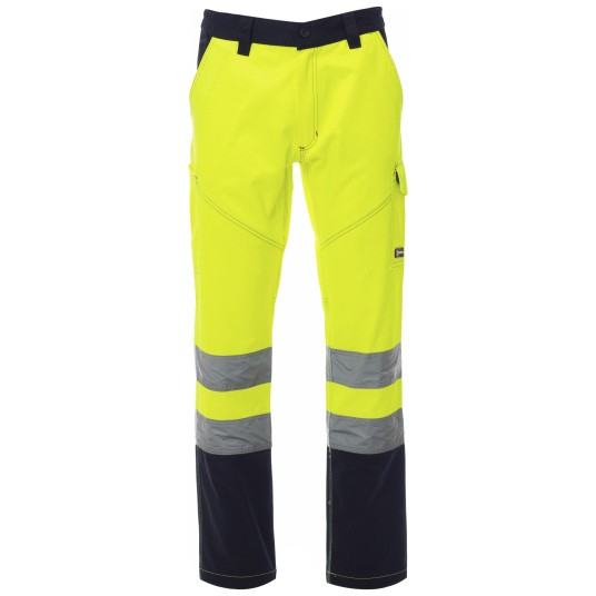 SPODNIE ROBOCZE CHARTER - ŻÓŁTY FLUO-GRANATOWY