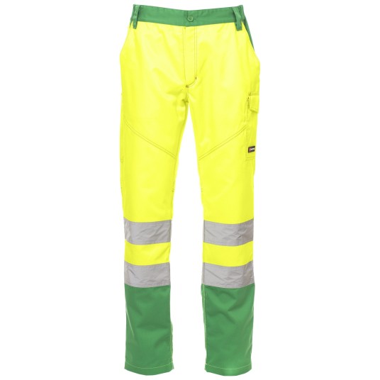 SPODNIE ROBOCZE CHARTER - ŻÓŁTY FLUO-ŻELOWY ZIELONY