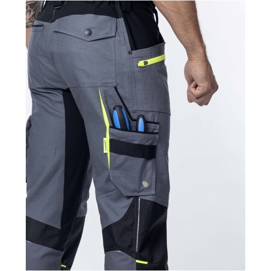 SPODNIE ROBOCZE DO PASA ARDON 4XSTRETCH - SZARY