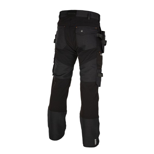 SPODNIE ROBOCZE DO PASA EREBOS BLACK