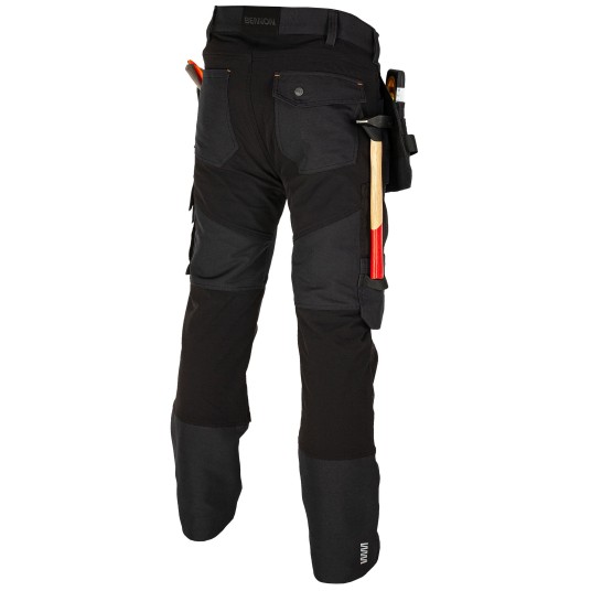 SPODNIE ROBOCZE DO PASA EREBOS BLACK