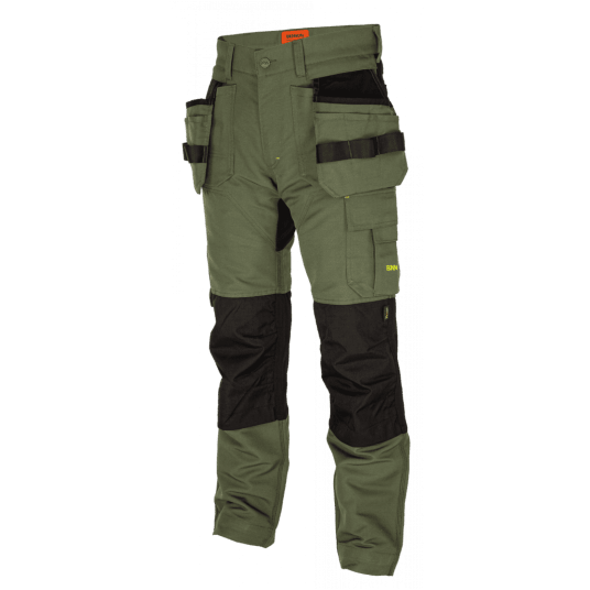 SPODNIE ROBOCZE DO PASA EREBOS GREEN/BLACK