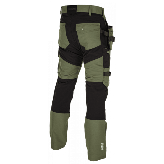 SPODNIE ROBOCZE DO PASA EREBOS GREEN/BLACK