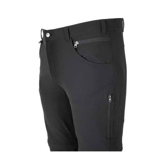 SPODNIE ROBOCZE DO PASA FOBOS 2IN1 BLACK