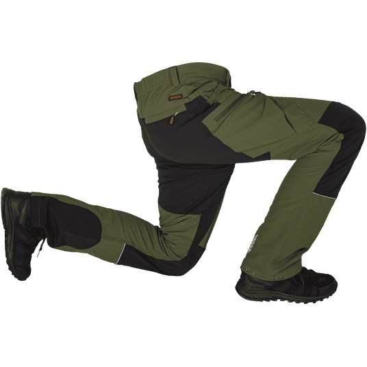 SPODNIE ROBOCZE DO PASA FOBOS GREEN/BLACK