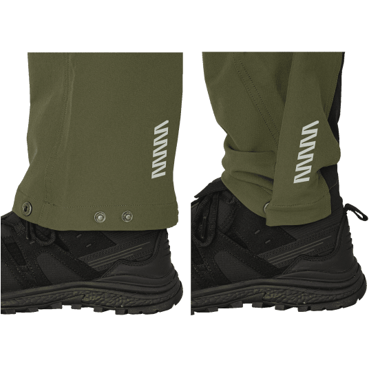 SPODNIE ROBOCZE DO PASA FOBOS GREEN/BLACK