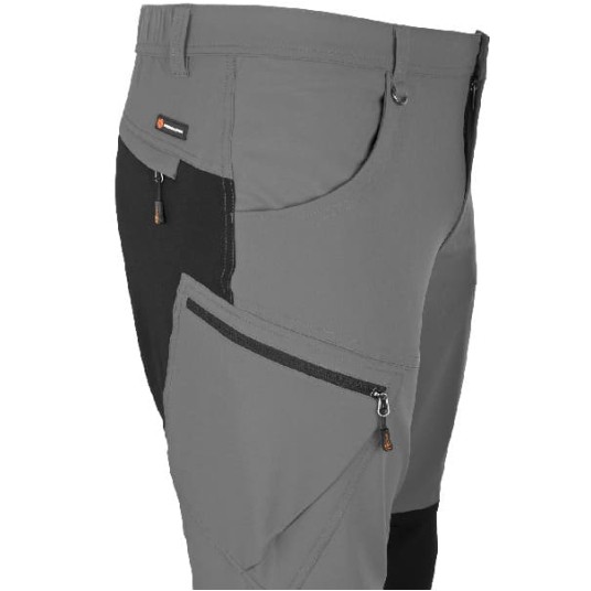 SPODNIE ROBOCZE DO PASA FOBOS GREY/BLACK