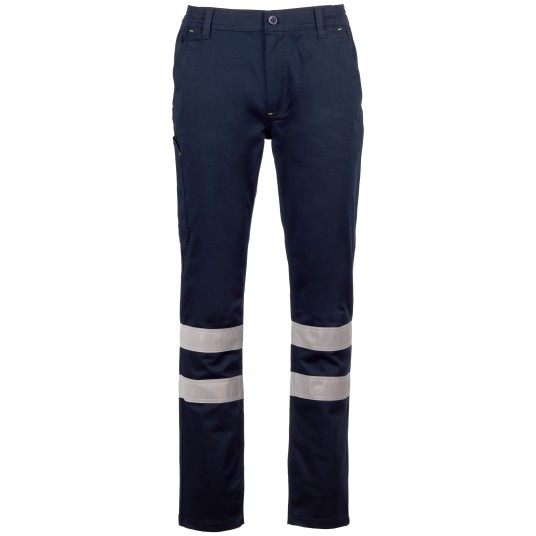 SPODNIE ROBOCZE ENGINE STRETCH REFLEX - GRANATOWY