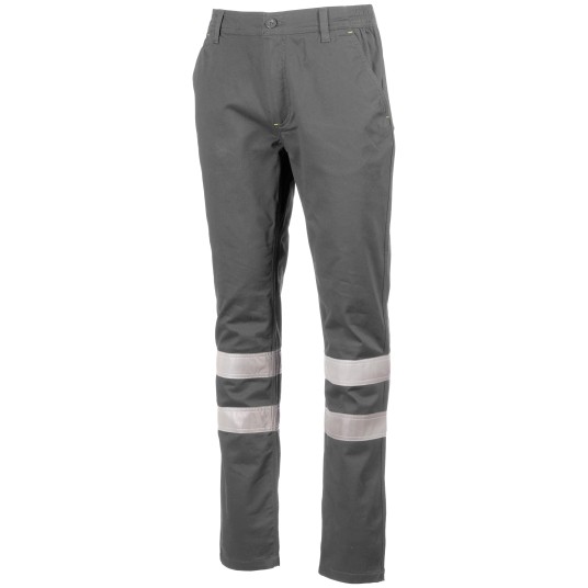 SPODNIE ROBOCZE ENGINE STRETCH REFLEX - ZADYMIONY
