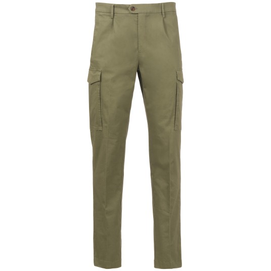 SPODNIE ROBOCZE MAJOR SUMMER - ZIELONY WOJSKOWY