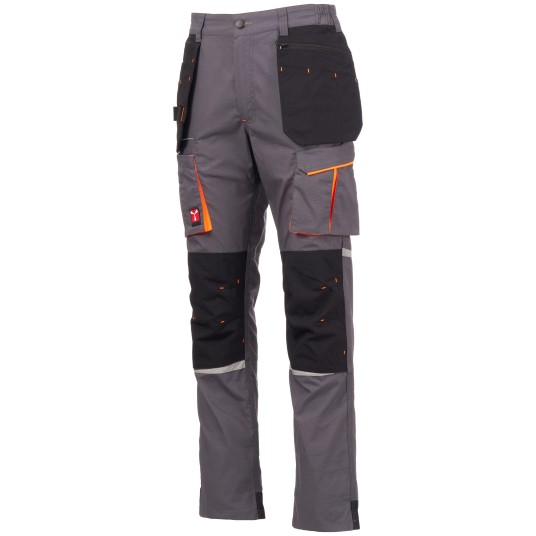 SPODNIE ROBOCZE NEXT 400 HOLSTER SUMMER - ZADYMIONY-CZARNY