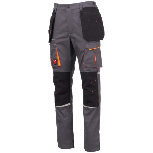 SPODNIE ROBOCZE NEXT 400 HOLSTER - ZADYMIONY-CZARNY